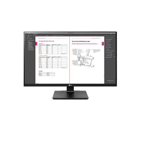 מסך מחשב 27 מקצועי LG QHD Resolution עם פאנל IPS בטכנולוגיית AMD FreeSync™ דגם: 27BN65Q-B