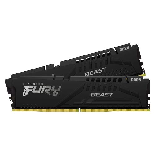 זיכרון Kingston FURY Beast Black DDR5 32GB (2x16GB) 6000MT/s CL36 EXPO