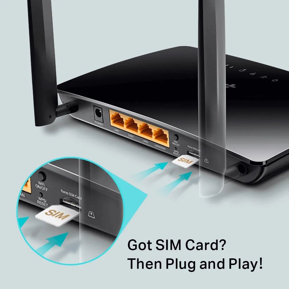 נתב Archer MR400 AC1200 4G LTE מבית TP-LINK