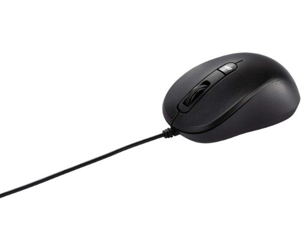 עכבר חוטי ASUS MU101C – שחור
