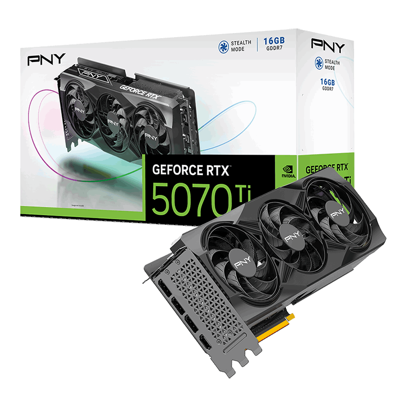 GeForce RTX™ 5070 Ti 16GB Overclocked Triple Fan GPU