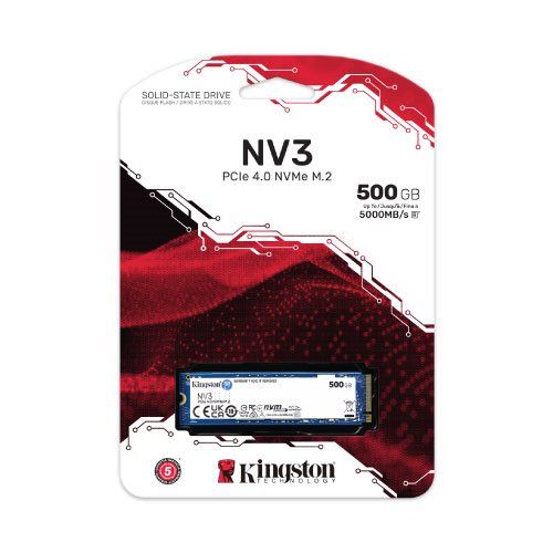 Kingston NV3 500GB SSD PCIe 4.0 NVMe M.2 2280