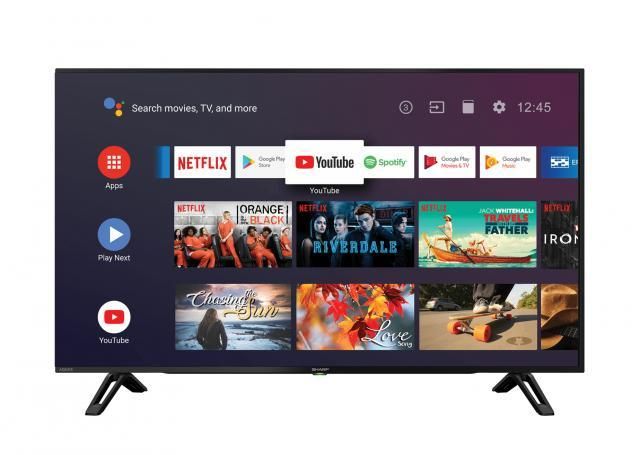 טלוויזיה חכמה SHARP – גודל 65" – רזולוציה 4K 3840x2160 – תאורת LED ישירה – HDR10 – Chromecast מובנה – Bluetooth 5.0