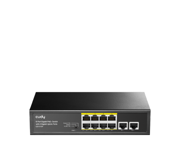 מתג לא מנוהל Cudy GS1010P 8-Ports Gigabit Unmanaged POE Switch