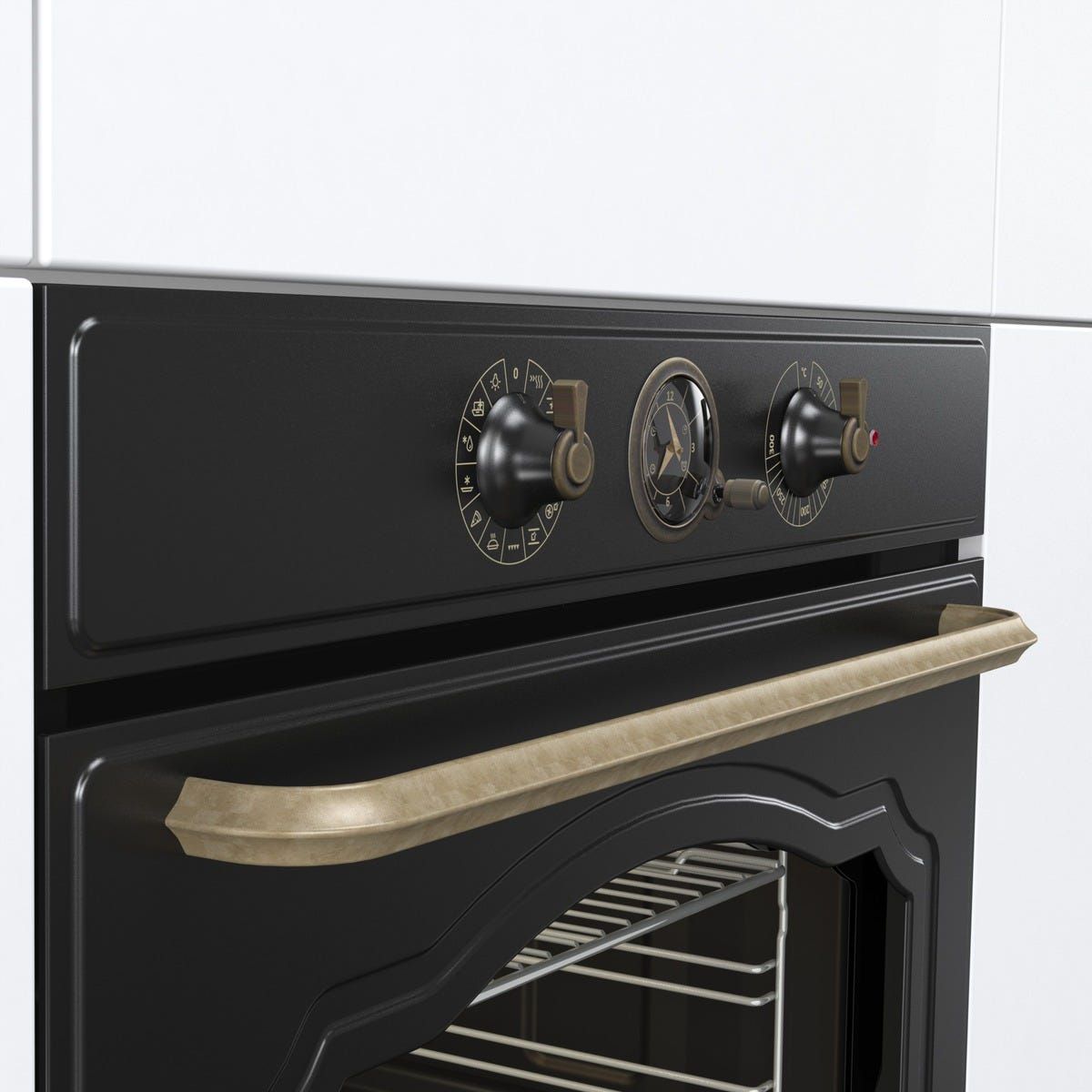 תנור בנוי gorenje בגימור שחור דגם BOS67372CLB