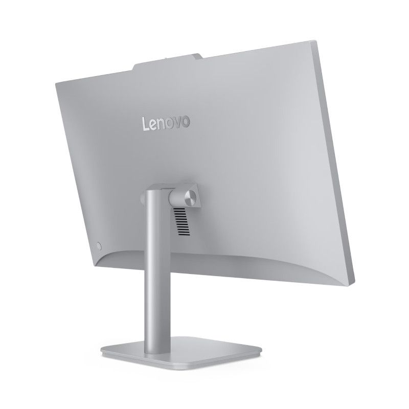 מחשב All-in-One Lenovo IdeaCentre AIO A100 – מסך 23.8 אינץ' Full HD IPS – מעבד Intel N100 – זיכרון 8GB DDR4 – אחסון 256GB SSD NVMe – ללא מערכת הפעלה – צבע Cloud Grey
