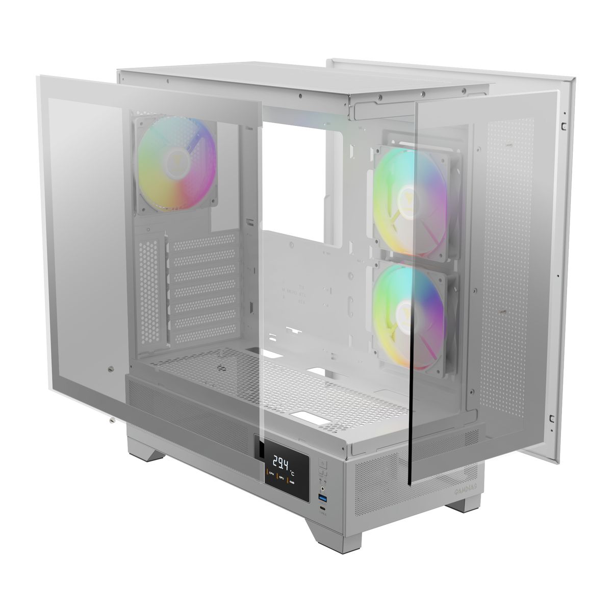מארז מחשב GAMDIAS ATLAS M1 WHITE