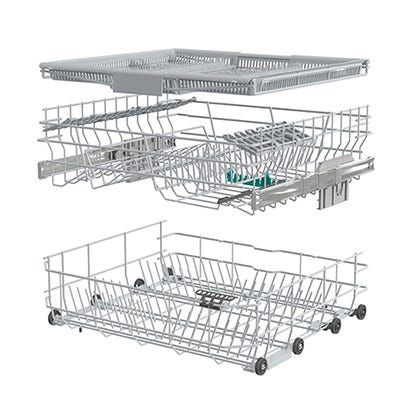 מדיח כלים אינטגרלי gorenje בגימור לבן דגם GV663D60