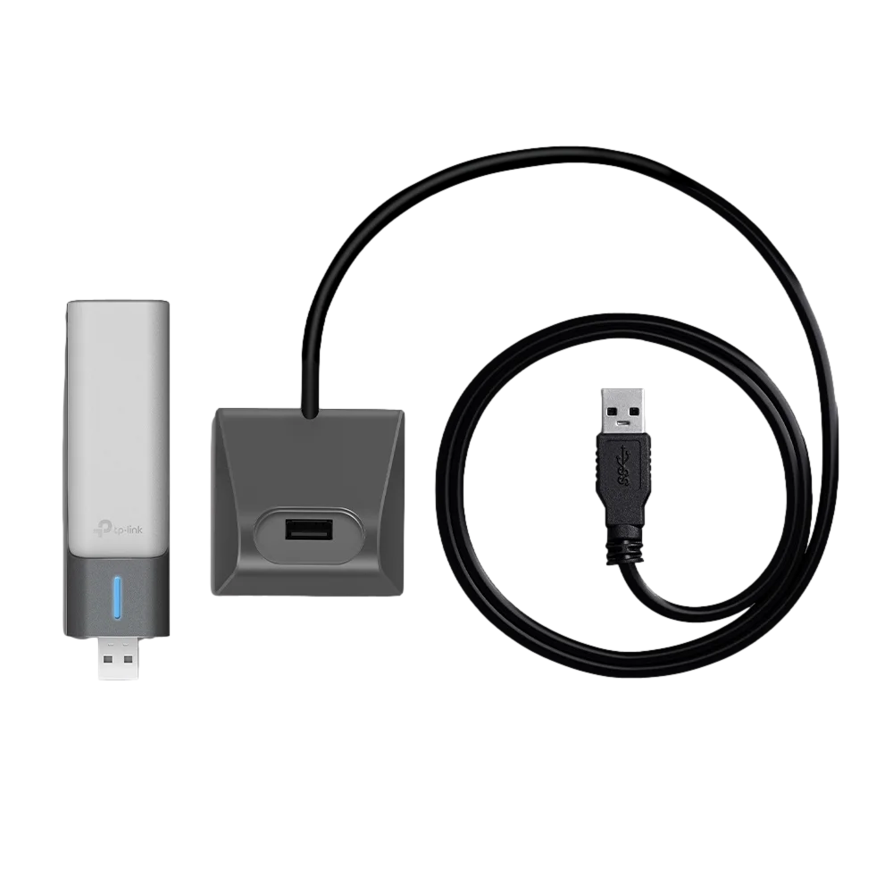 מתאם רשת אלחוטי TP-Link Archer TX20UH – Wi-Fi 6 AX1800 – חיבור USB 3.0 – 2 אנטנות High-Gain – אבטחת WPA3