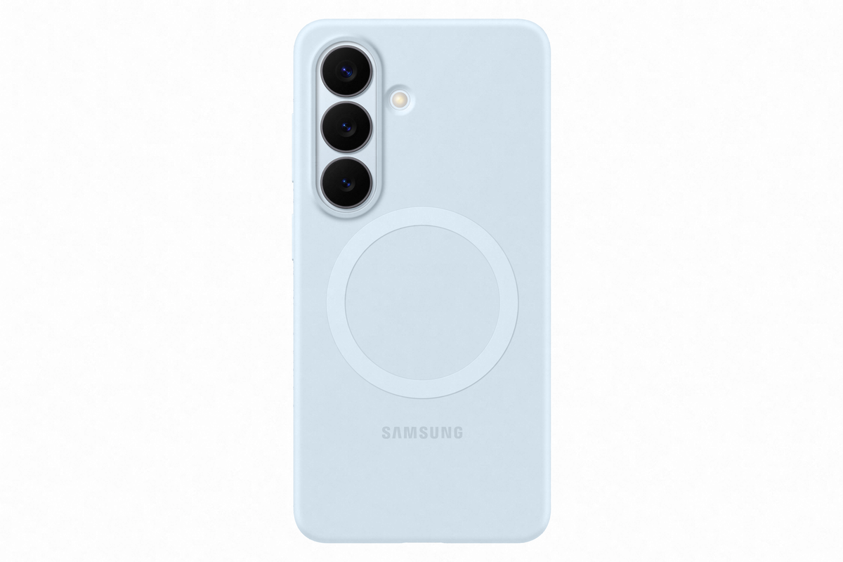 כיסוי סיליקון מגנטי כחול ל Samsung Galaxy +S26 Ultra S947
