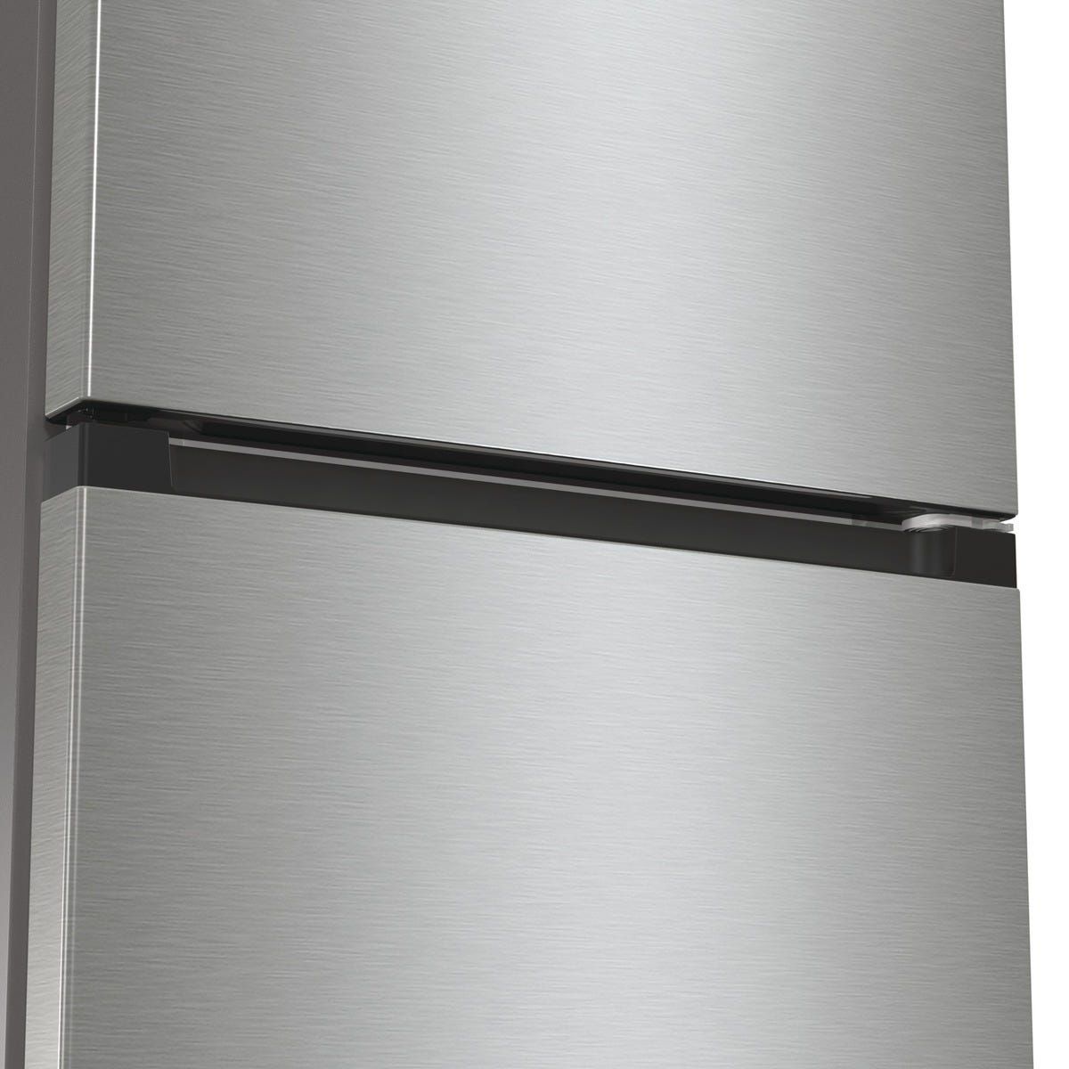 מקרר 2 דלתות gorenje  מקפיא תחתון 363 ליטר בצבע נירוסטה דגם NRK6202AXL4