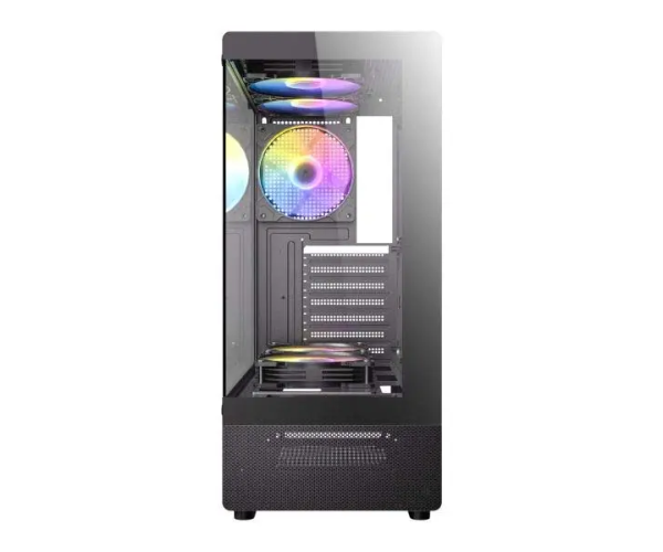 מארז Antec VCX300 ARGB Black Mid-Tower ATX 5x120mm Fans include
