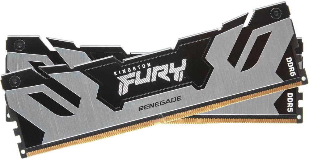 Kingston FURY Renegade Silver DDR5 32GB (2x16GB) 6400MT/s CL32 זיכרון לנייח