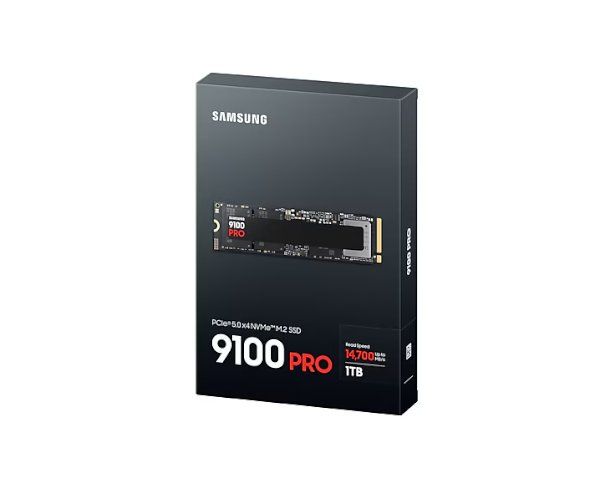 דיסק פנימי Samsung 9100 PRO 1TB Gen5 M.2 NVME 2.0 14700 13300 RW