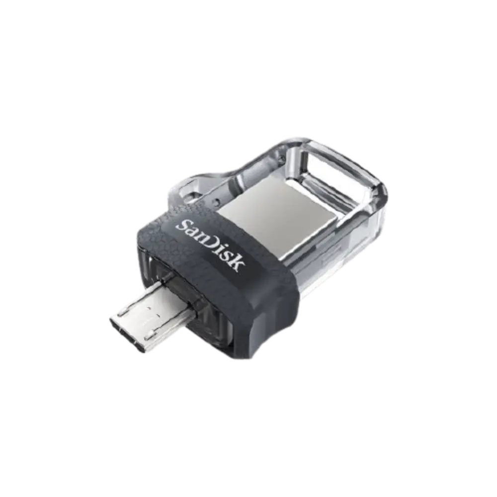 התקן זיכרון SanDisk Ultra OTG Dual Drive m3.0 SDDD3-128G-G46