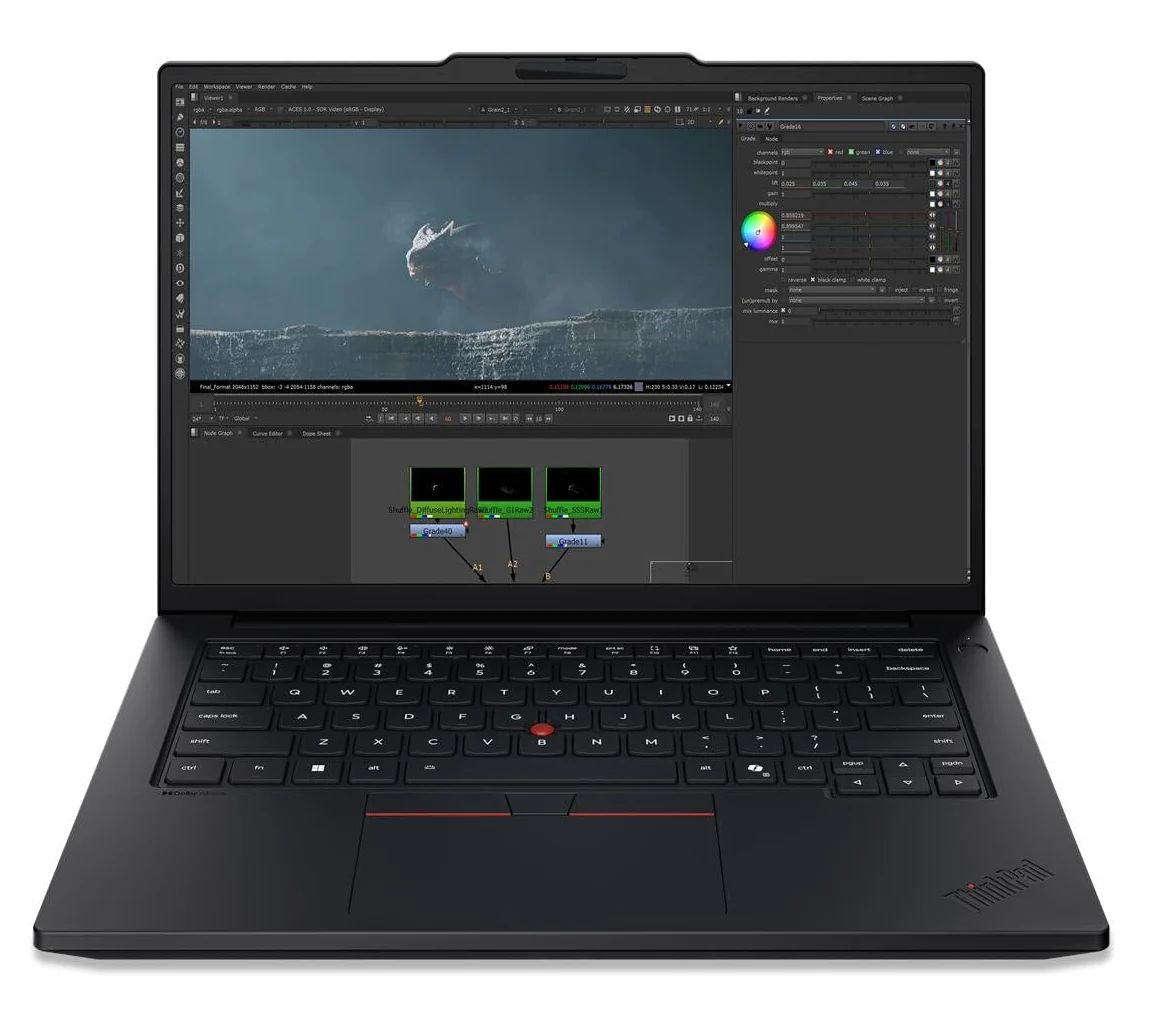 תחנת עבודה ניידת Lenovo ThinkPad P14s G7 – מסך 14.5″ WUXGA – Intel Core Ultra 7 366H – זיכרון 32GB – אחסון 1TB SSD – NVIDIA RTX PRO 1000 – Windows 11 Pro