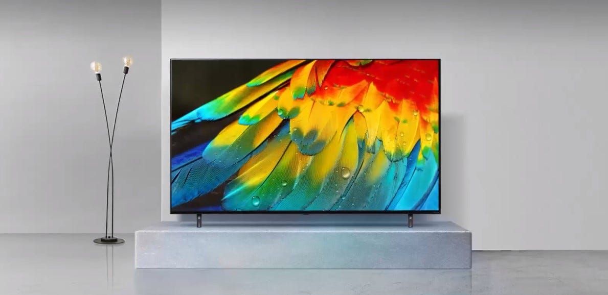 טלוויזיה 55 חכמה LG NANO CELL ברזולוציית 4K דגם: 55NANO776QA