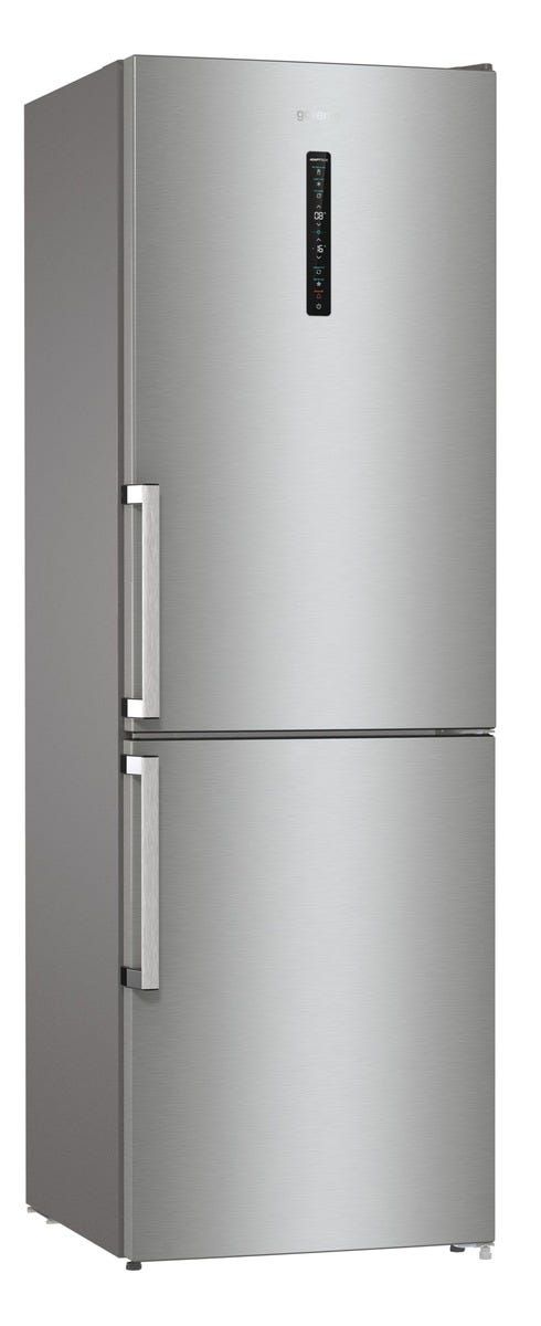 מקרר 2 דלתות gorenje  מקפיא תחתון 329 ליטר בצבע נירוסטה דגם NRC6193SXL5