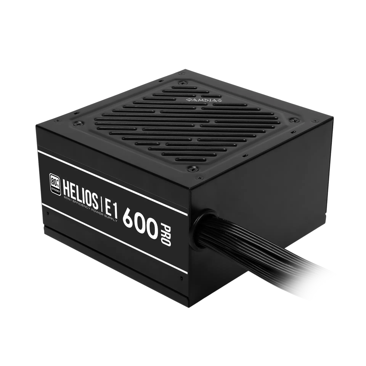 ספק כוח HELIOS E1-600 Pro – הספק 600W – תקן ATX12V v2.4 – מאוורר 120 מ"מ