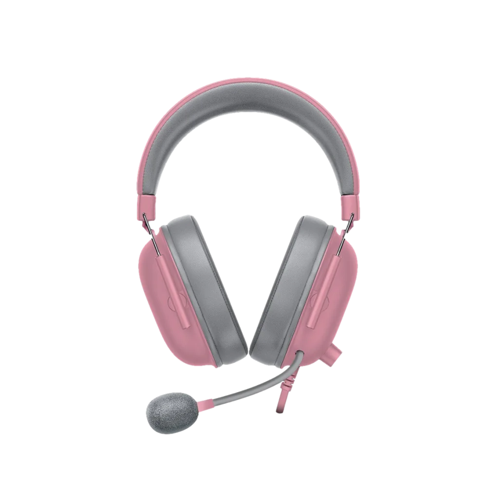 אוזניות גיימינג Razer BlackShark V2 X – דרייברים TriForce 50 מ"מ – מיקרופון HyperClear – חיבור 3.5 מ"מ – ורוד