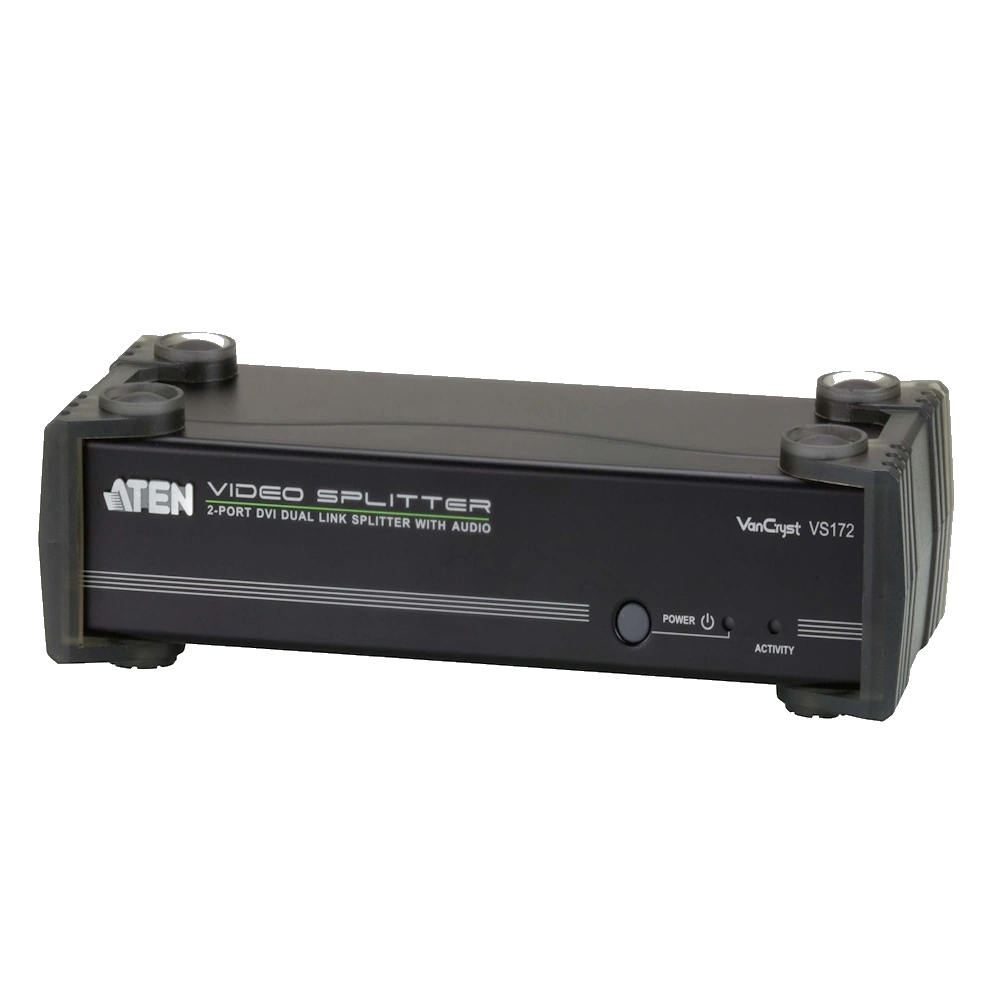 VS172 2-Port DVI Dual Link Audio Splitter מבית ATEN