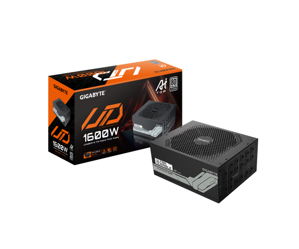 ספק כוח Gigabyte UD1600PM PG5 AI TOP 80 Plus Platinum Moddular