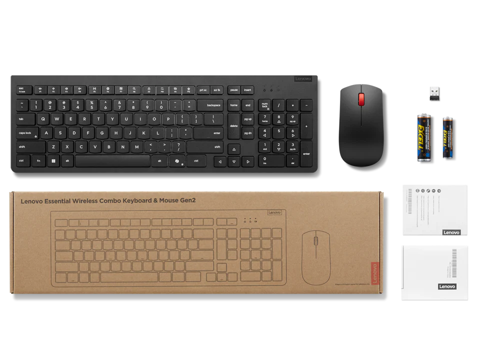 Lenovo Essential Wireless Combo 2 K+M AI