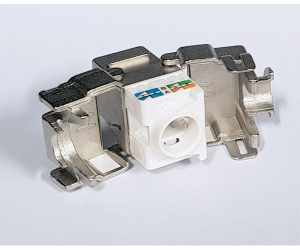 מחבר נקבה קיסטון Female Connector RJ-45 Cat 6