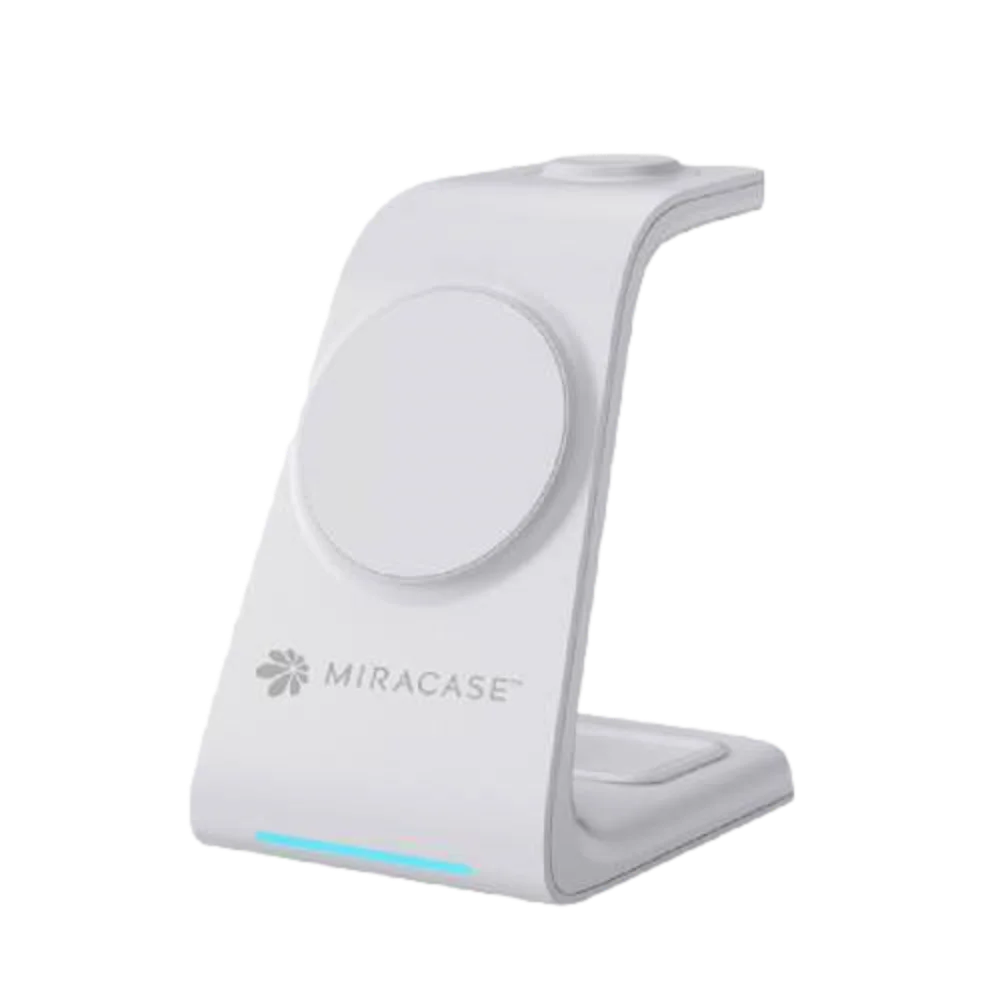 אוזניות אלחוטיות MIRACASE MTWS160 – Bluetooth 5.4 – סינון רעשים ANC/ENC – 4 מיקרופונים – צבע לבן