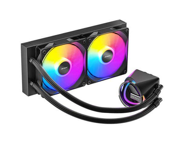 קירור נוזלי כפול Antec SKELETON 240 ARGB Black INTEL AMD