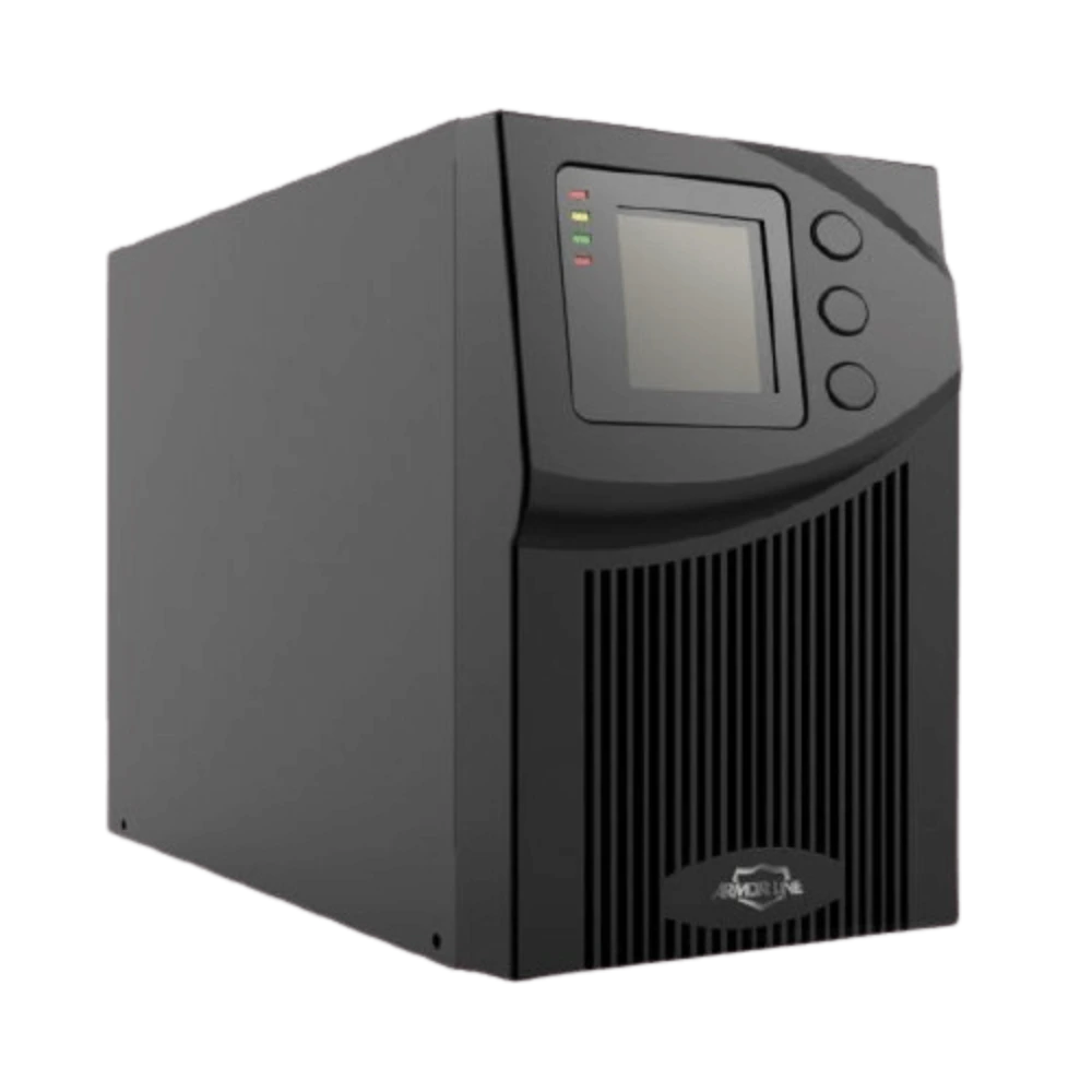 אל פסק אונליין Armor Line On-Line – 1000VA/900W – גל סינוס טהור – זמן העברה אפס – חיבורי USB, RS232 ו-SNMP