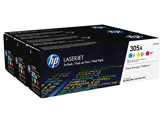 מארז טונרים HP 305A CE411-3מקורי