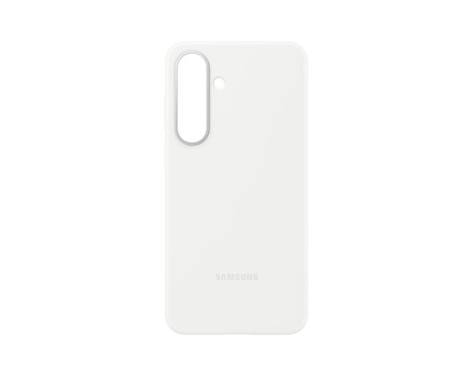 כיסוי סיליקון לבן עבור Galaxy S25 FE