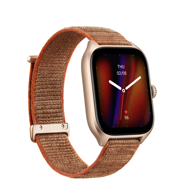 שעון חכם Amazfit דגם GTS 4 צבע Brown
