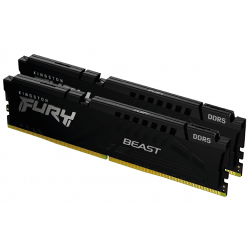 זיכרון Kingston FURY Beast Black DDR5 32GB (2x16GB) 5600MHz CL40