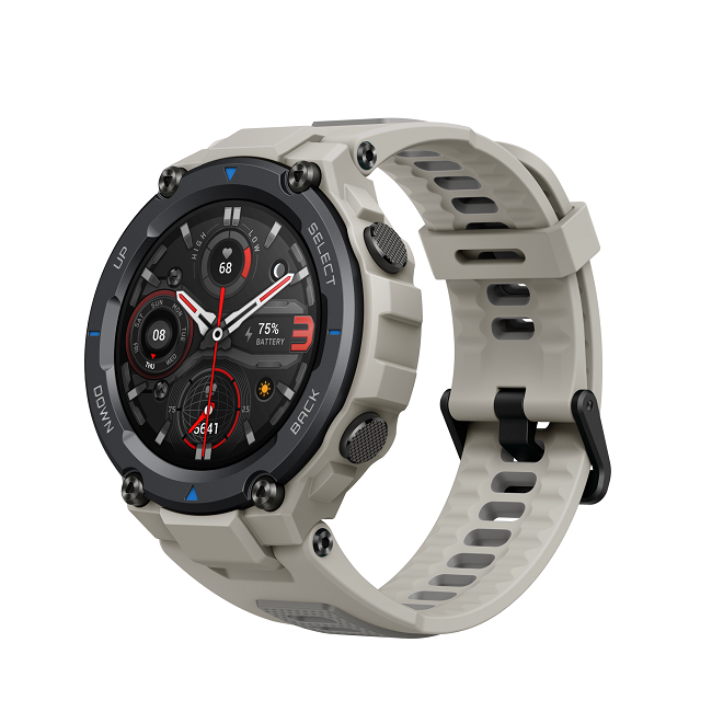 שעון חכם AMAZFIT דגם T-REX PRO צבע Desert Grey