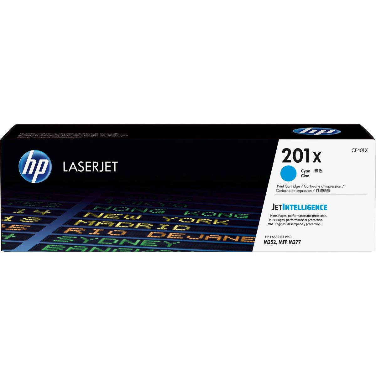 טונר HP ציאן M252 277 201X מקורי CF401X