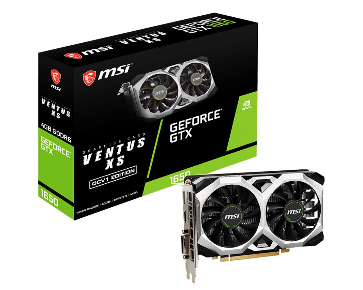 כרטיס מסך MSI GeForce GTX 1650 D6 VENTUS XS OCV3