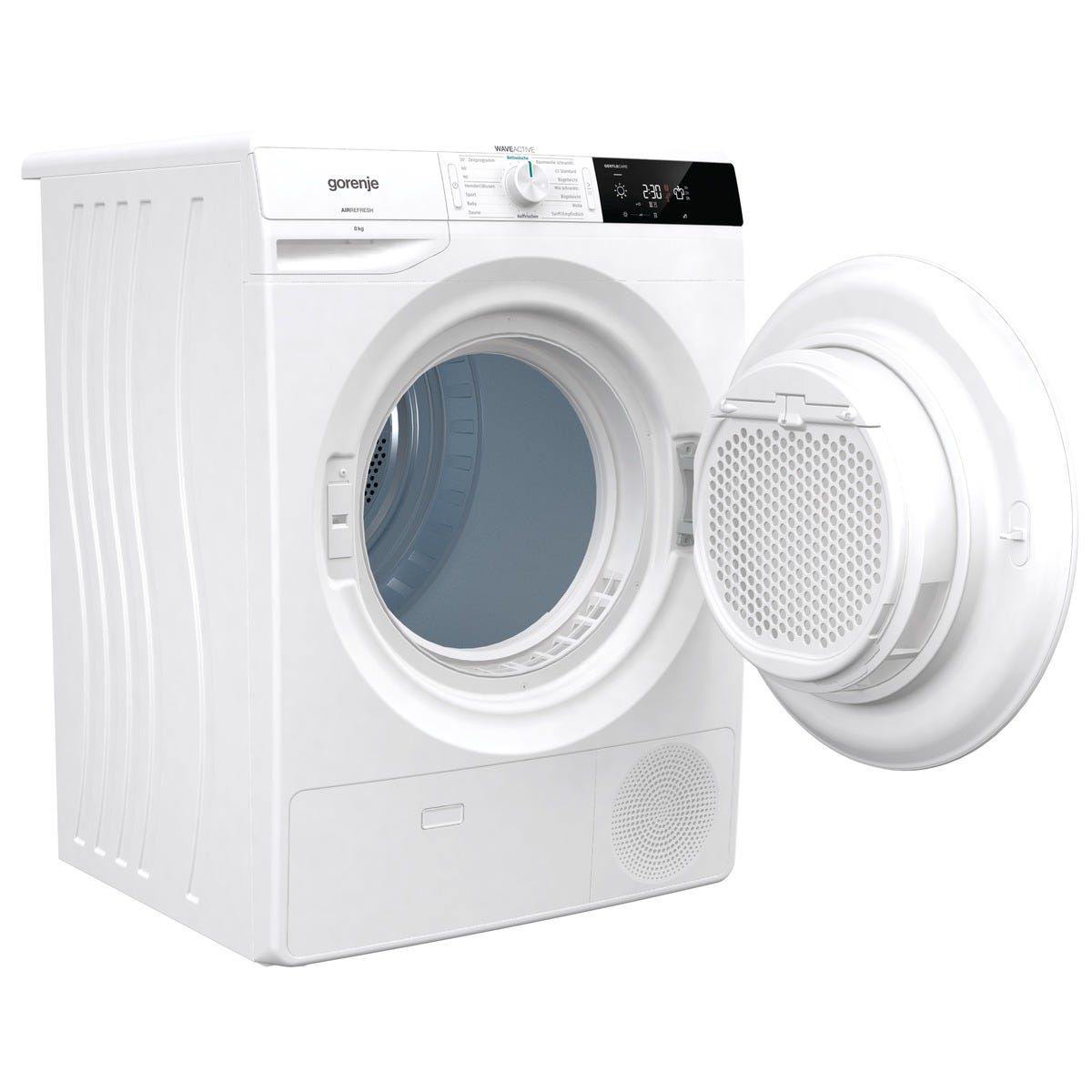 מייבש כביסה קונדנסור 8 קג גורנייה gorenje דגם DE8B