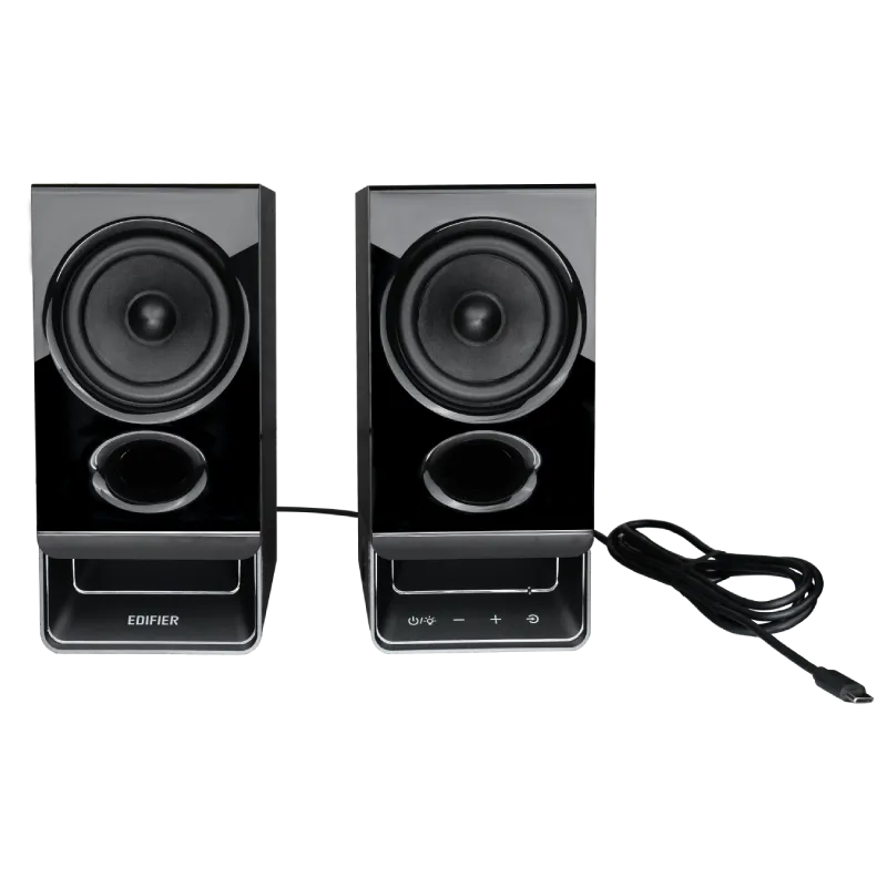 רמקולי מחשב Edifier R20BT – הספק 5W RMS – הזנת USB – Bluetooth – שחור