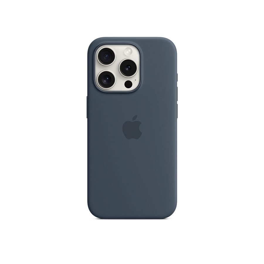 iPhone 15 Series Silicone Cases with MagSafe - Winter Blue