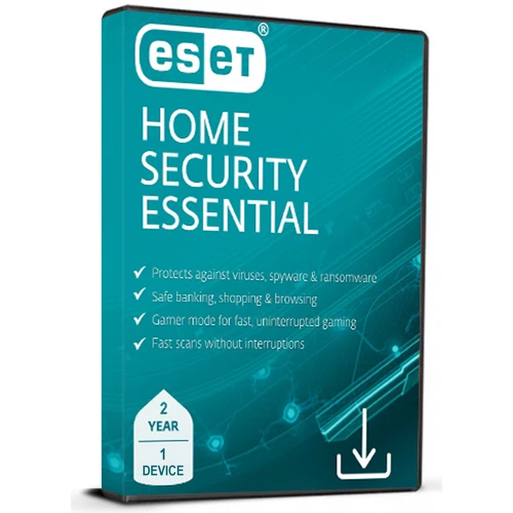 ESET Home Security Essential - רישיון לשנתיים למכשיר אחד