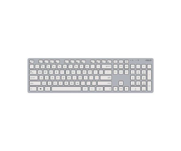 סט מקלדת ועכבר אלחוטיים ASUS W5000 – מקש Copilot – לבן
