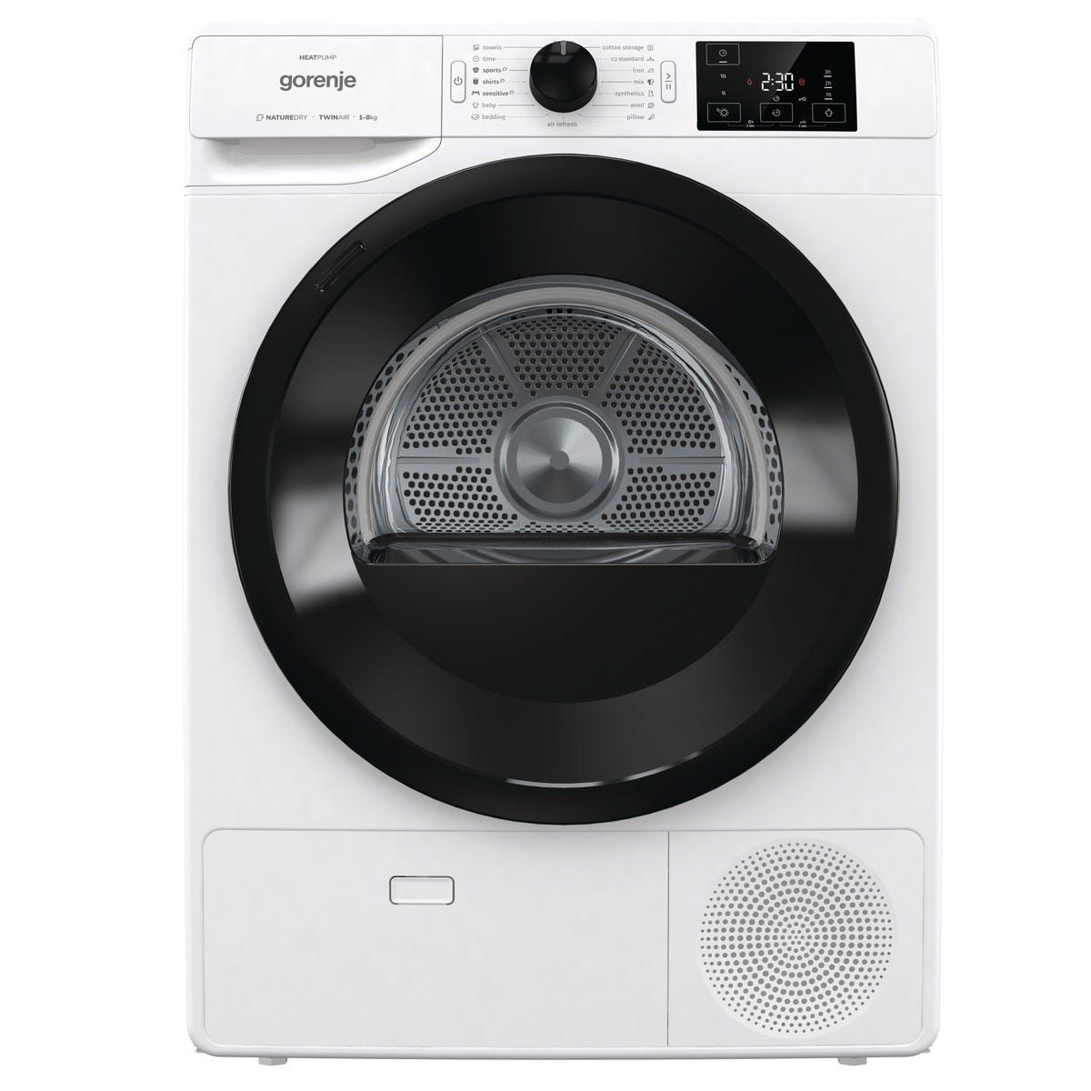 מייבש כביסה gorenje קונדנסור 8 קג דגם D2NE82 GN