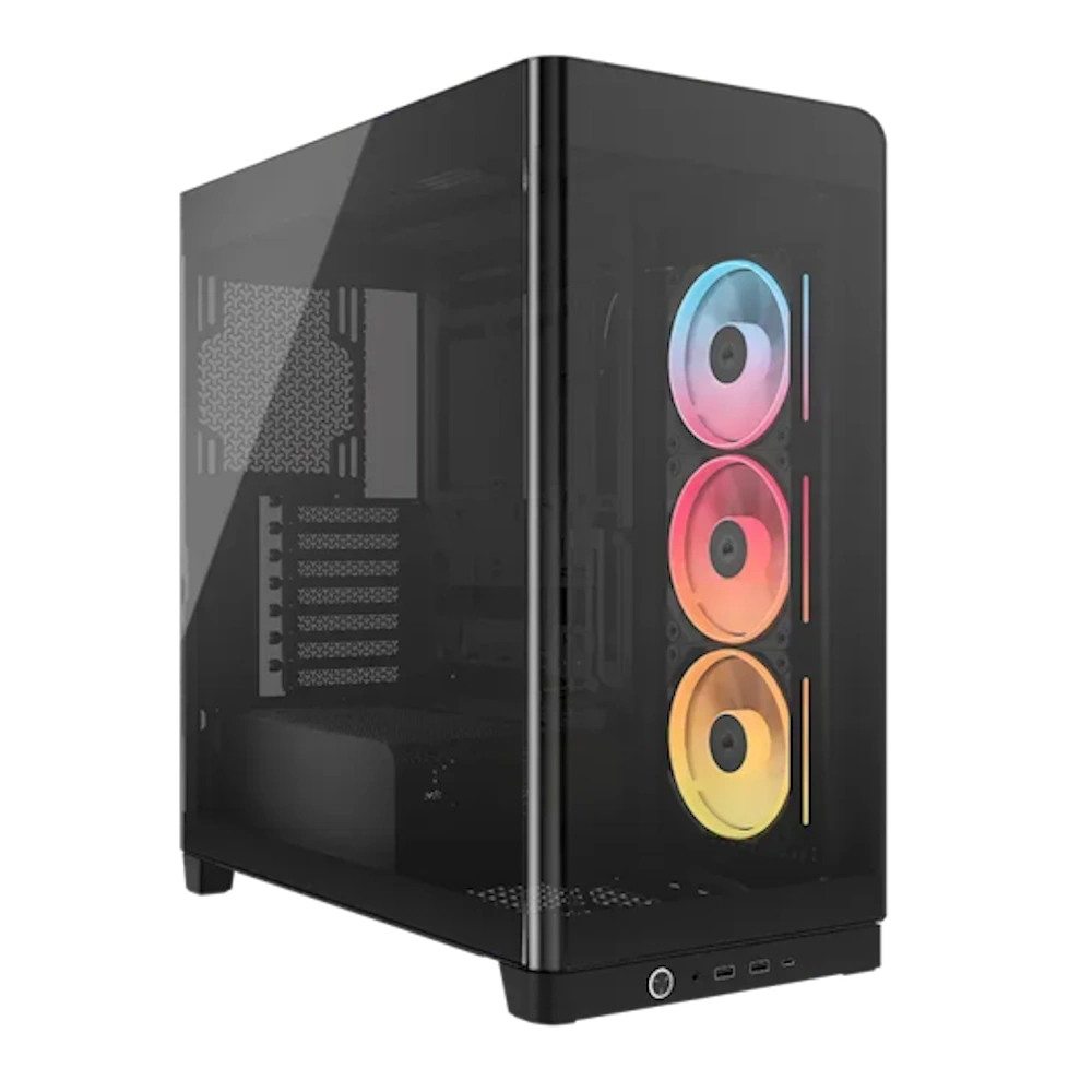 מארז מחשב CORSAIR FRAME 4500X ARGB זכוכית – מיד טאוור שחור