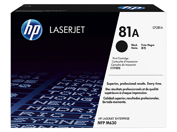 טונר לליזר HP M630 מקורי CF281A