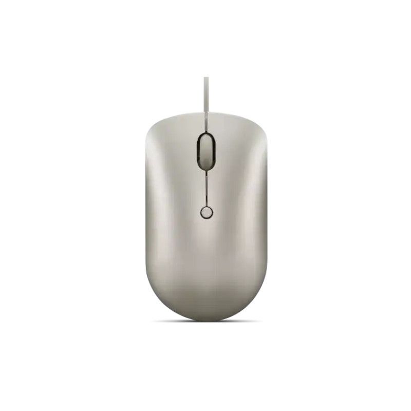 עכבר חוטי Lenovo 540 USB-C – עד 2400 DPI – Sand