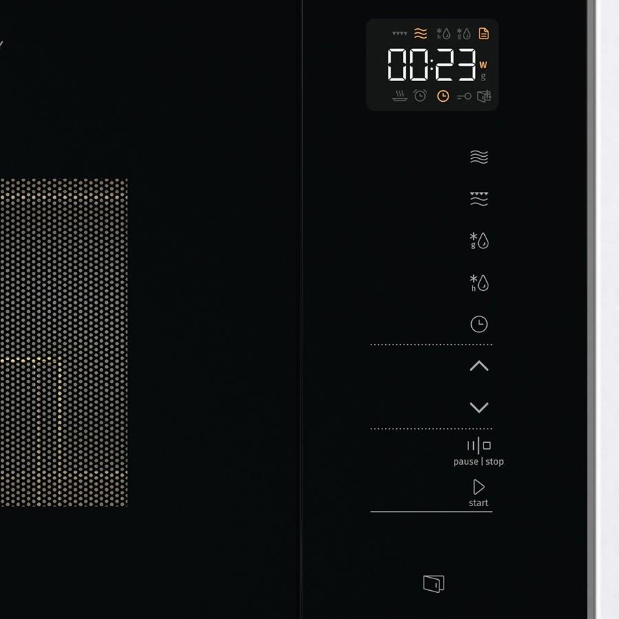 מיקרו אינטגרלי משולב גריל gorenje בגימור שחור דגם BMI251SG3BG