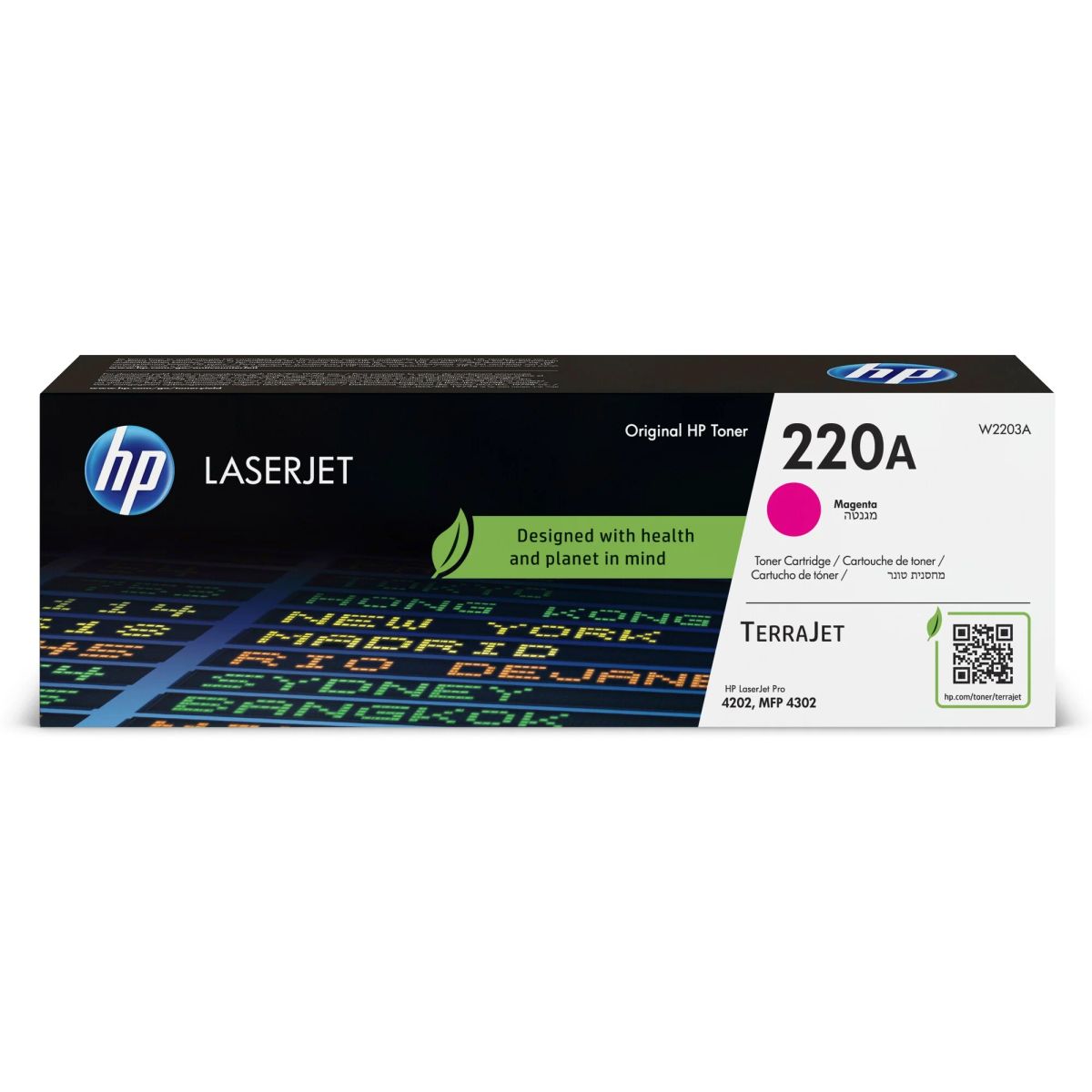 טונר 220A HP מגנטה W2203A M4302