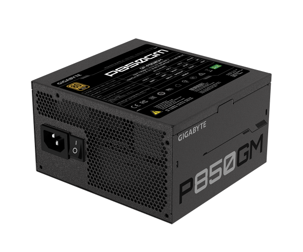 ספק כח GIGABYTE P850GM ATX V12 120mm Fan 80 plus GOLD